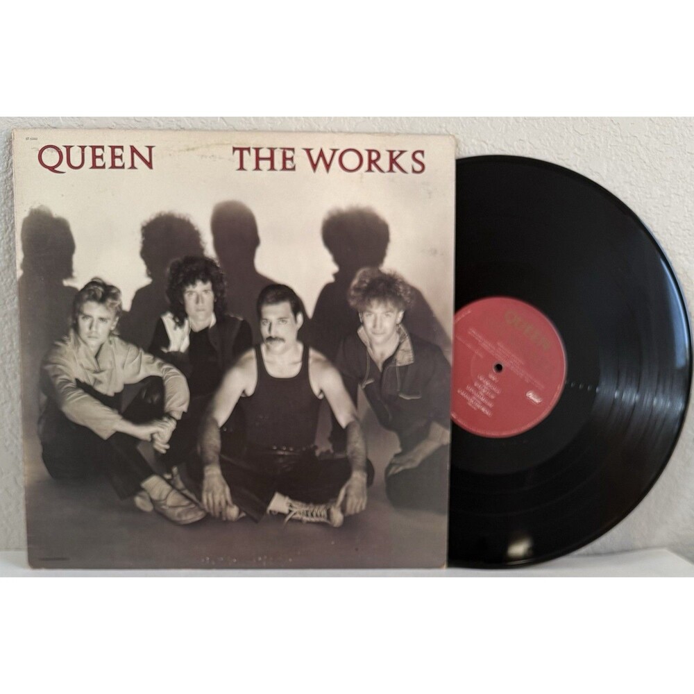 Queen β The Works - 1984 Capitol ST-12322 - Radio Ga Ga , Vinyl LP - VG+/VG+